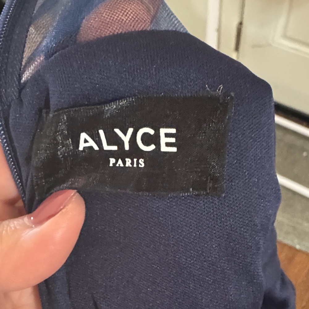 Alyce Paris Strapless Black Sequin Dress - Picture 3 of 4